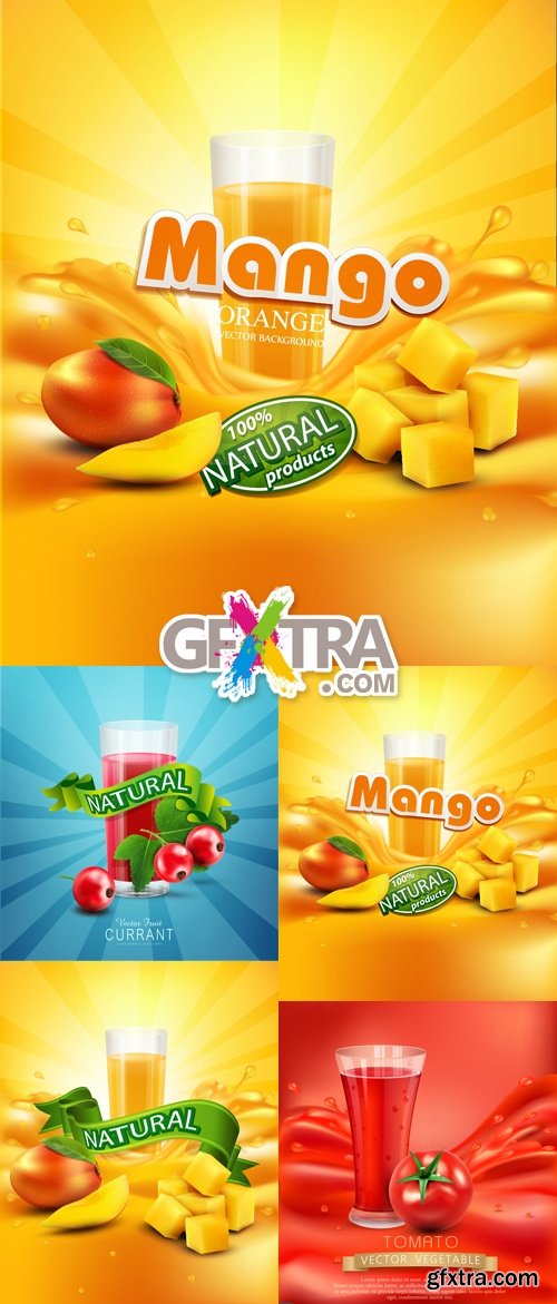 Natural Juice Vector