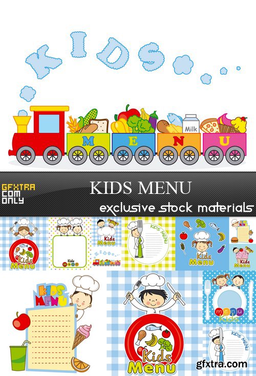 Kids Menu - 12 EPS