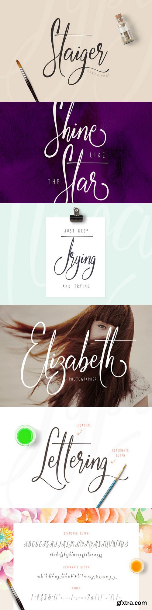 CM - Staiger Script Font 537193