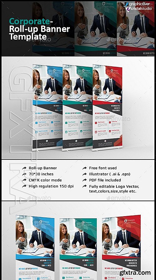 GraphicRiver - Corporate Roll-up Banner 12430216