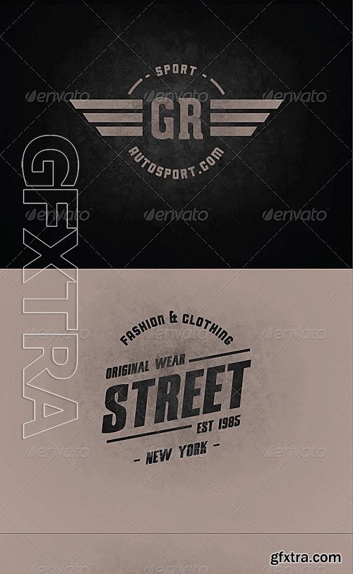 GraphicRiver - Vintage Badges Vol3 8567476