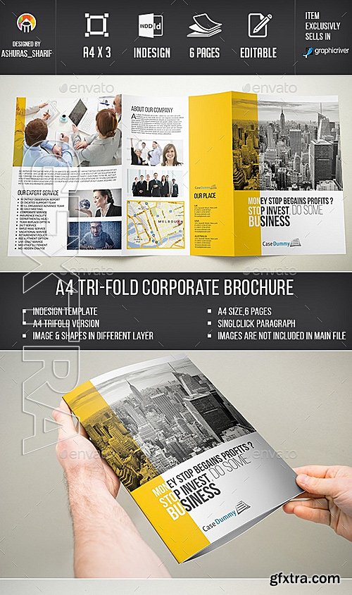 GraphicRiver - Trifold Brochure 12052915