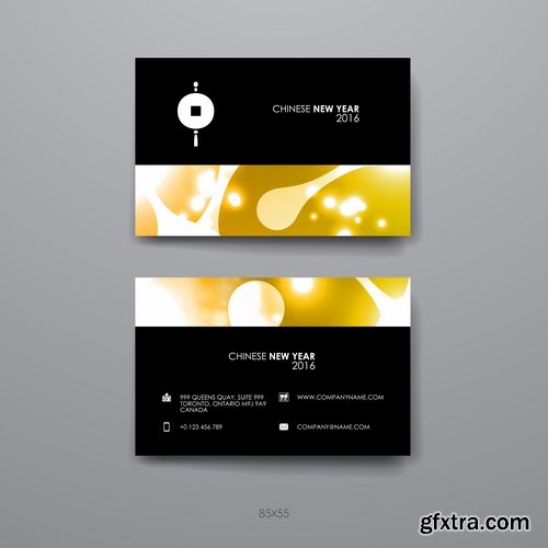 Collection of vector image flyer banner brochure business card 11-25 Eps