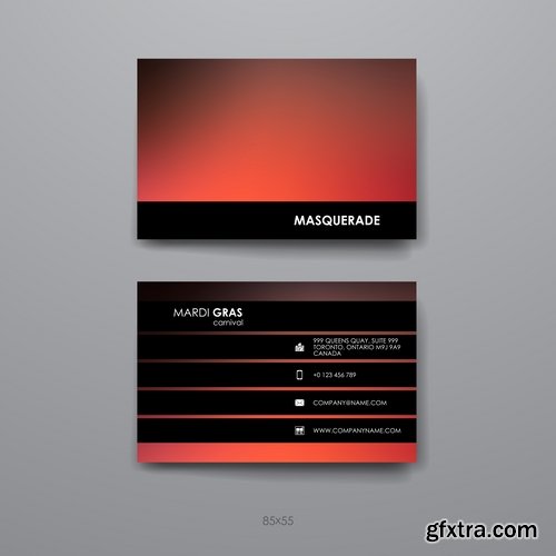 Collection of vector image flyer banner brochure business card 11-25 Eps