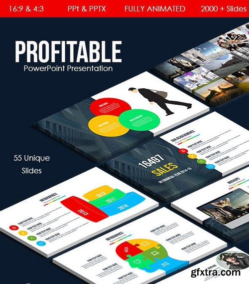 Graphicriver Profitable - Multipurpose Powerpoint Template 12736613