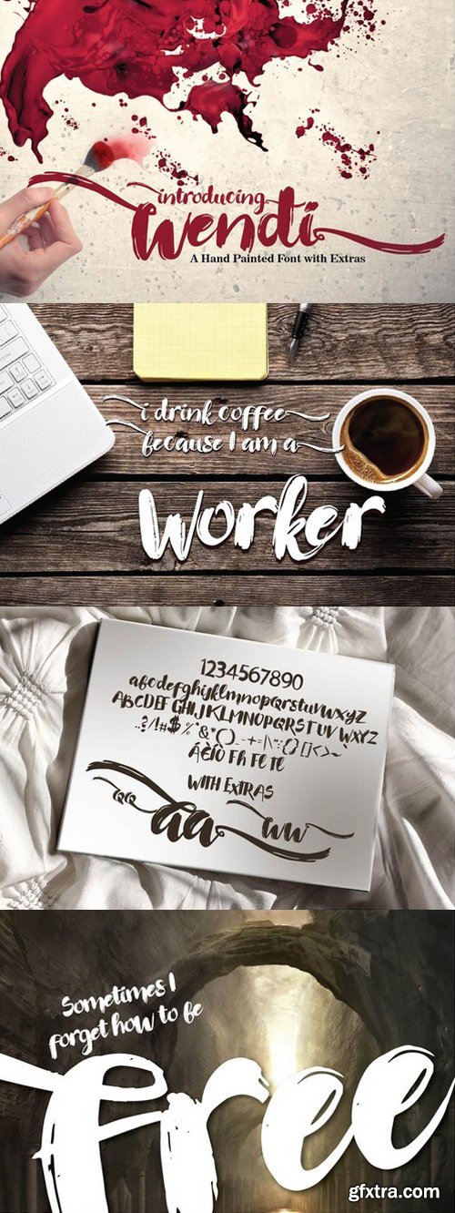 CM - Wendi Typeface 242955