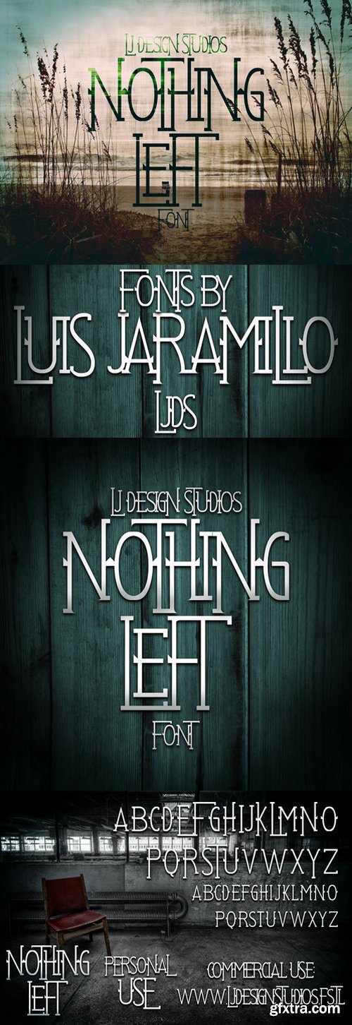 Nothing Left font