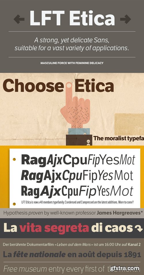 LFT Etica Font Family Complete $489