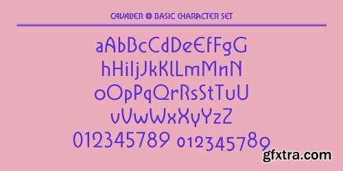 Cavalier Font Family - 5 Font $99