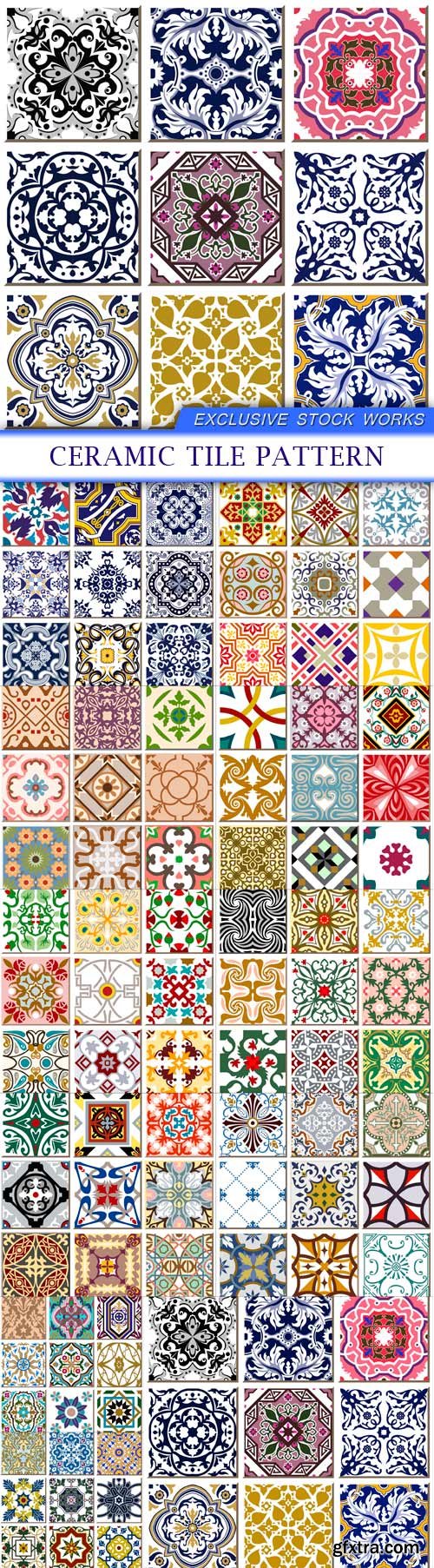 ceramic tile pattern 11X EPS