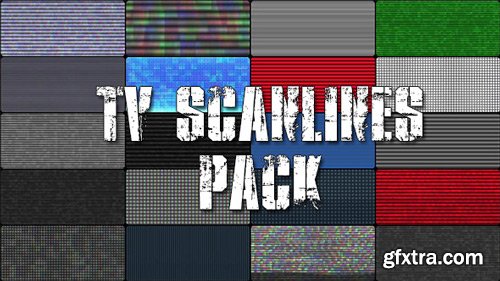 Videohive - 10815241 - TV Scanlines with Distortion Overlays