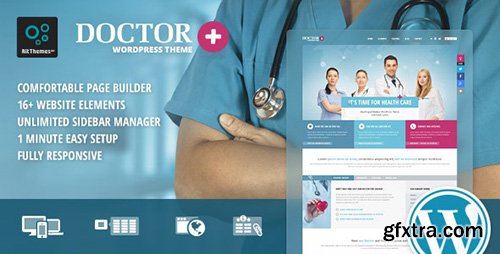 ThemeForest - Doctor+ v1.18 - Responsive Medical WordPress Theme - 9355989