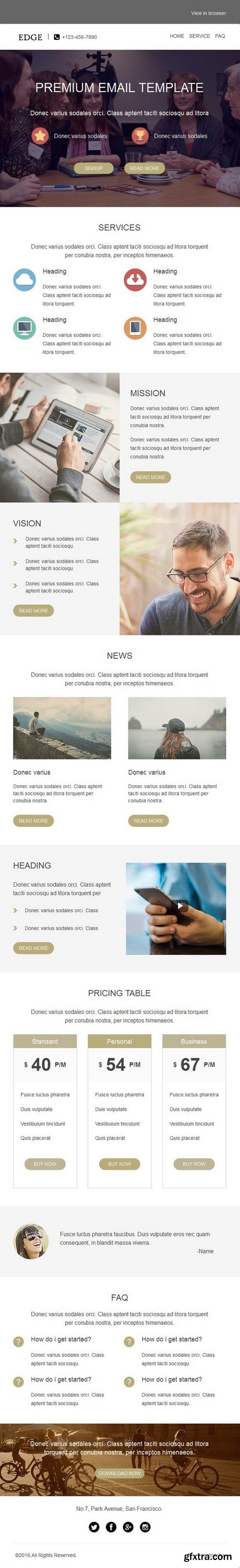 CM - 6 Email Templates Bundle-3 539134