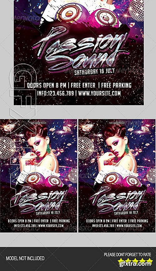 GraphicRiver - Passion Sound Party 7776887