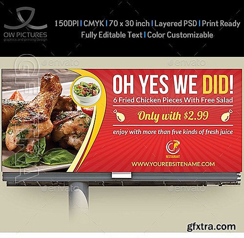 GraphicRiver - Restaurant Billboard Vol2 12176217