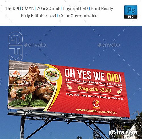 GraphicRiver - Restaurant Billboard Vol2 12176217