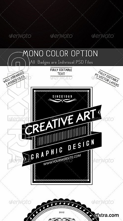 GraphicRiver - Classic Badge Collection 3008278