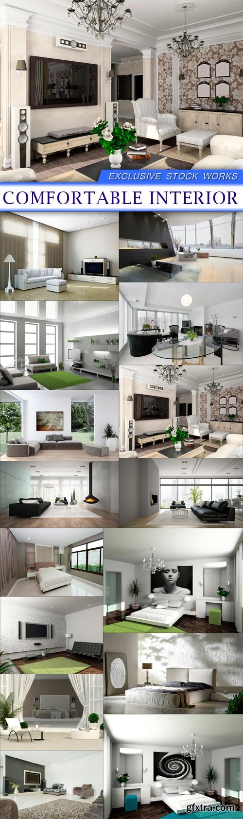 modern comfortable interior 15X JPEG