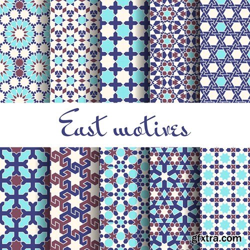 Islamic and Arabic Beautiful Patterns - 10xEPS