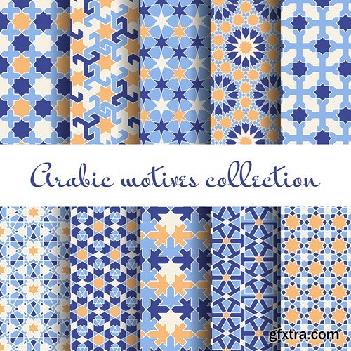 Islamic and Arabic Beautiful Patterns - 10xEPS