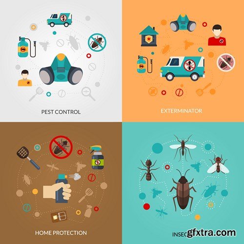 Flat Vector Design 30 - 25xEPS