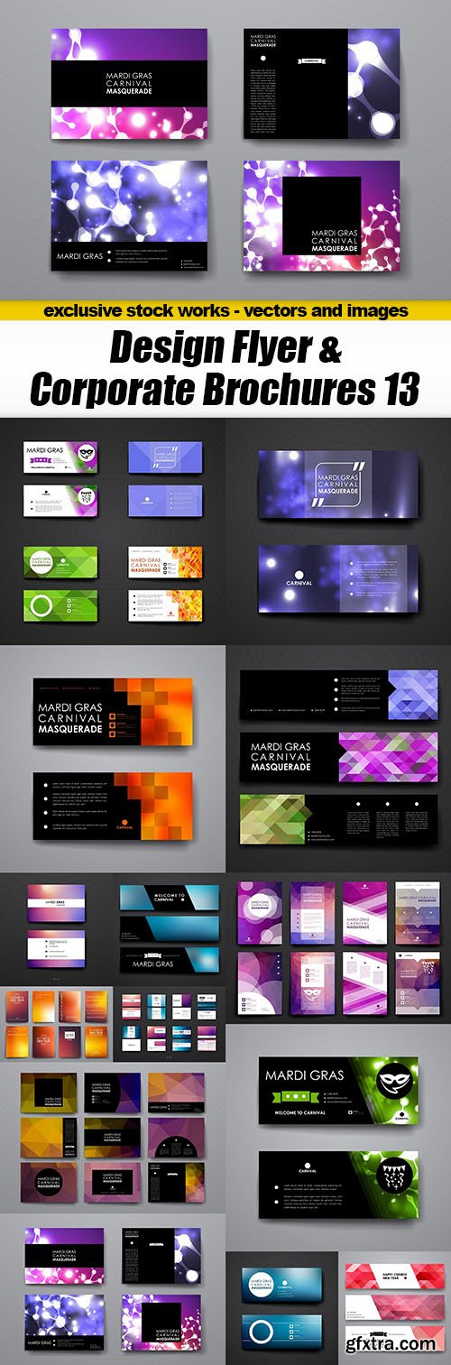 Design Flyer & Corporate Brochures 13 - 15xEPS