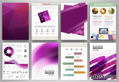 Design Flyer & Corporate Brochures 14 - 25xEPS