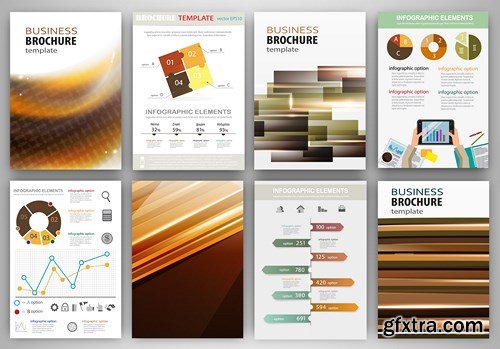 Design Flyer & Corporate Brochures 14 - 25xEPS