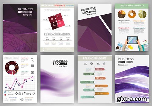 Design Flyer & Corporate Brochures 14 - 25xEPS