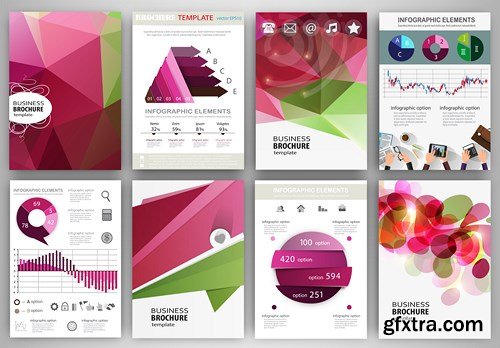 Design Flyer & Corporate Brochures 14 - 25xEPS