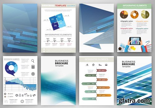 Design Flyer & Corporate Brochures 14 - 25xEPS