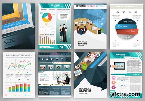 Design Flyer & Corporate Brochures 14 - 25xEPS