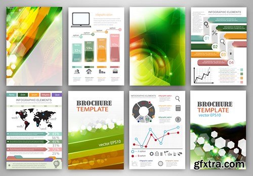 Design Flyer & Corporate Brochures 14 - 25xEPS