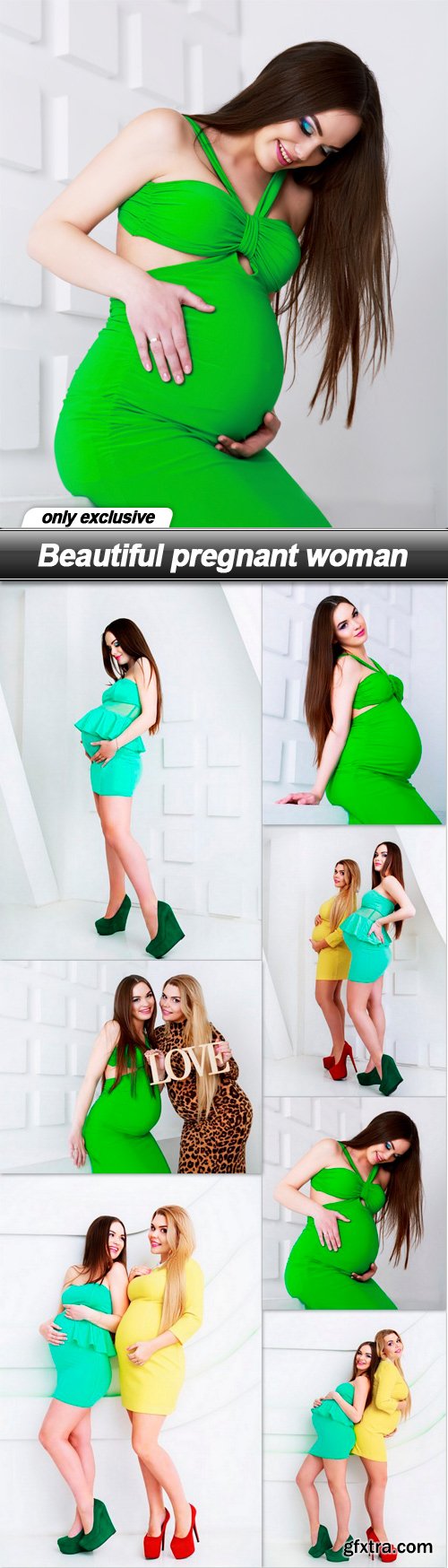 Beautiful pregnant woman 2 - 7 UHQ JPEG