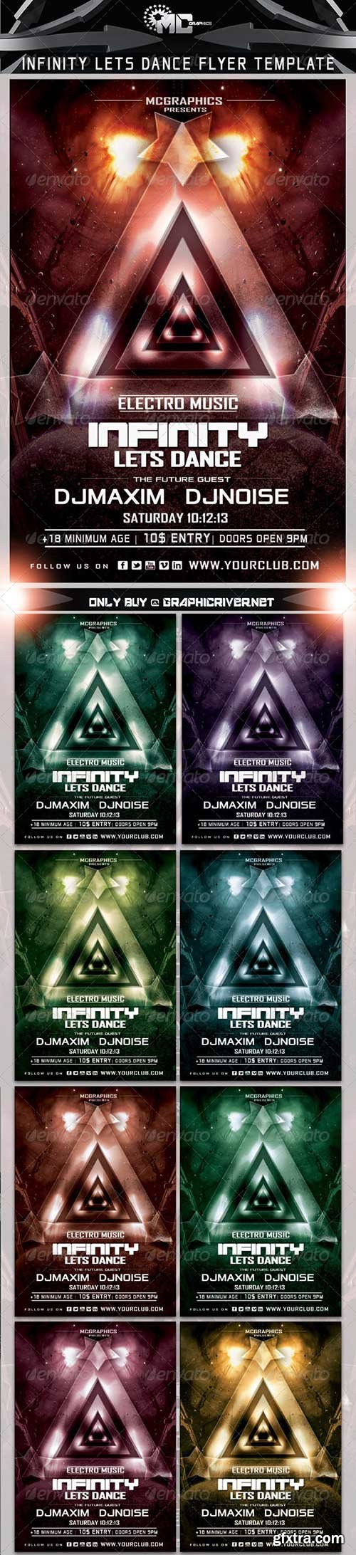 GraphicRiver - Infinity Lets Dance Flyer Template 5566270