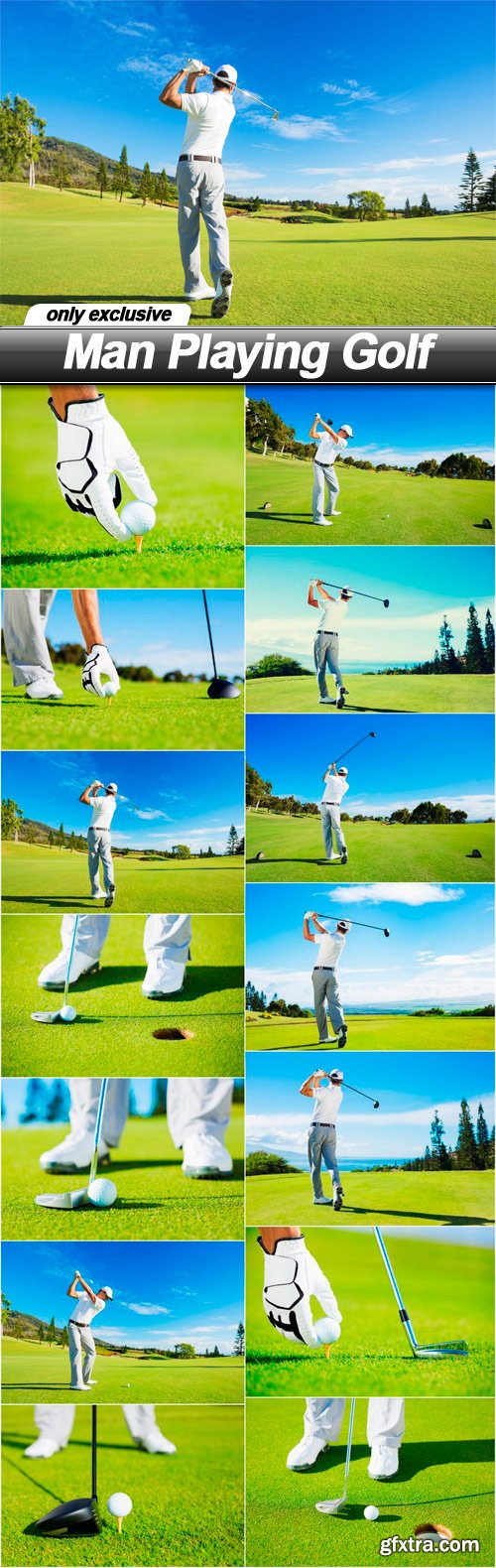 Man Playing Golf - 14 UHQ JPEG