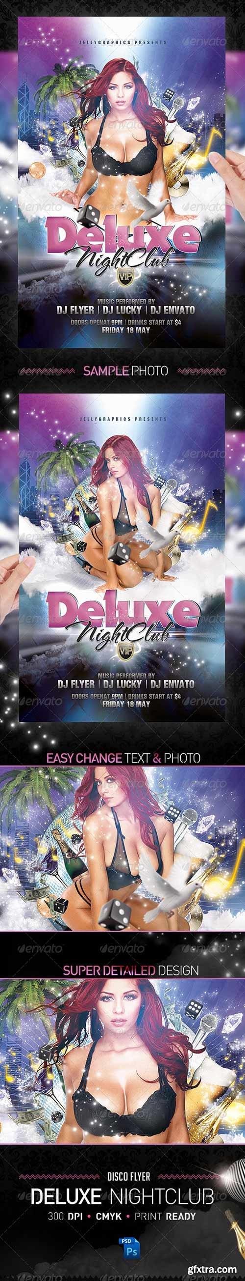 GraphicRiver - Deluxe NightClub Party Flyer Template 1934672