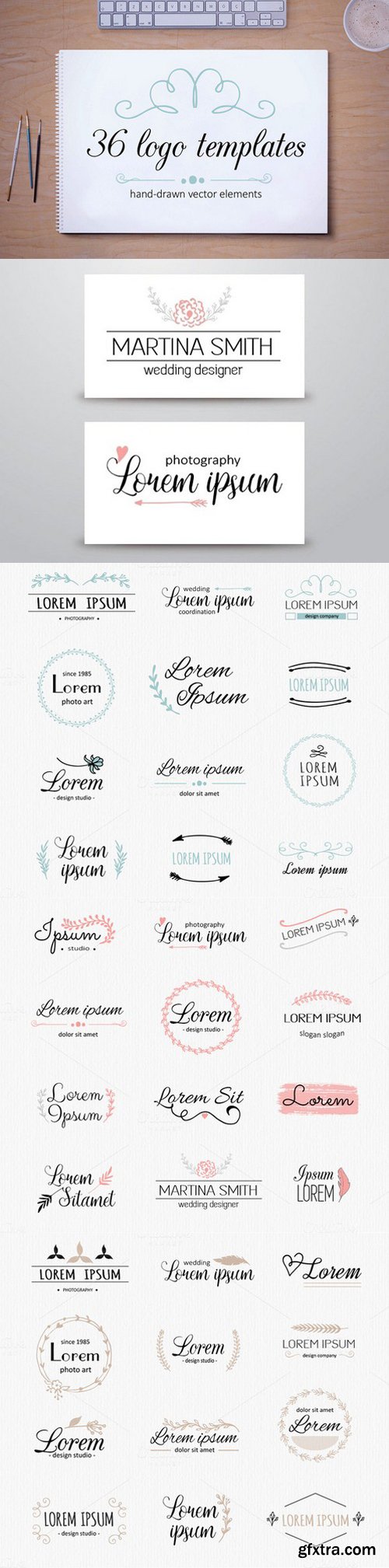 CM - Vector logo templates. Logotypes 536373