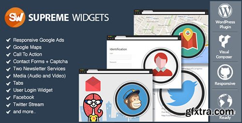 CodeCanyon - Supreme Widgets v0.1.5 - Social Marketing WordPress Plugin - 7255272