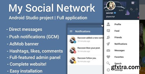 CodeCanyon - My Social Network (App and Website) v1.6 - 13965025