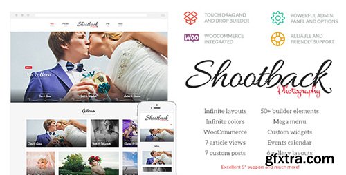 ThemeForest - Shootback v1.1.1 - Retina Photography WordPress Theme - 10697382