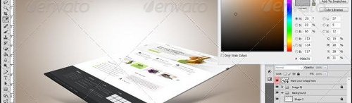 GraphicRiver 3D Web Presentation Mockup (V1) 5505214