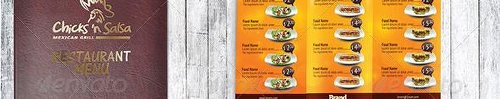 Graphicriver Restaurant Print Mock-up 8217966