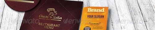 Graphicriver Restaurant Print Mock-up 8217966