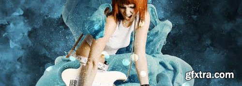 Graphicriver Liquid Flood Photoshop Action 14413405