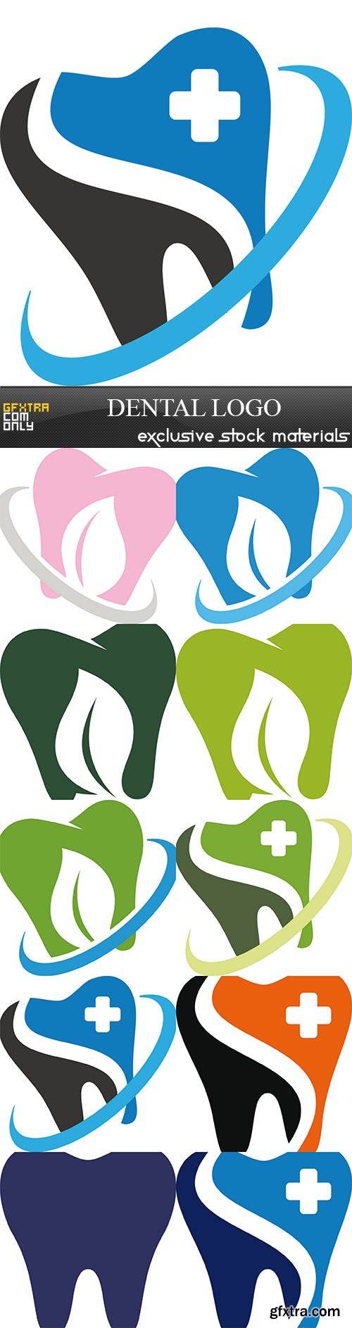 Dental logo, 10 x UHQ JPEG