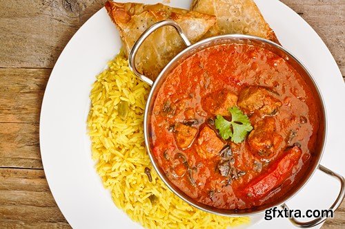 Selection of indian food, 9 x UHQ JPEG