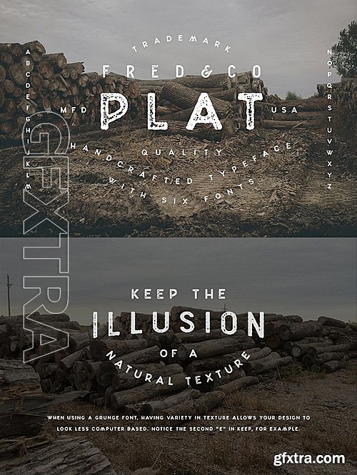 CM - Plat Sans Serif Typeface 542434