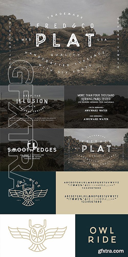 CM - Plat Sans Serif Typeface 542434