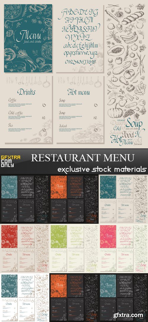 Restaurant Menu - 7 EPS